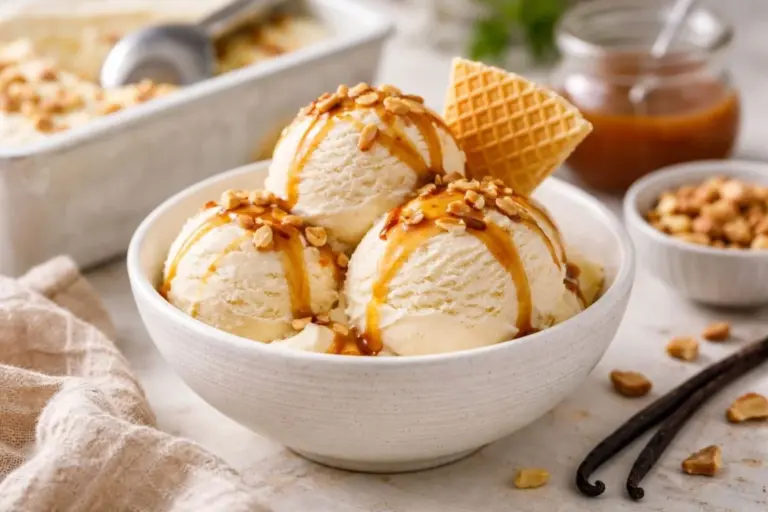 Helado de vainilla cremoso sin máquina: la receta fácil que se hace en 10 minutos